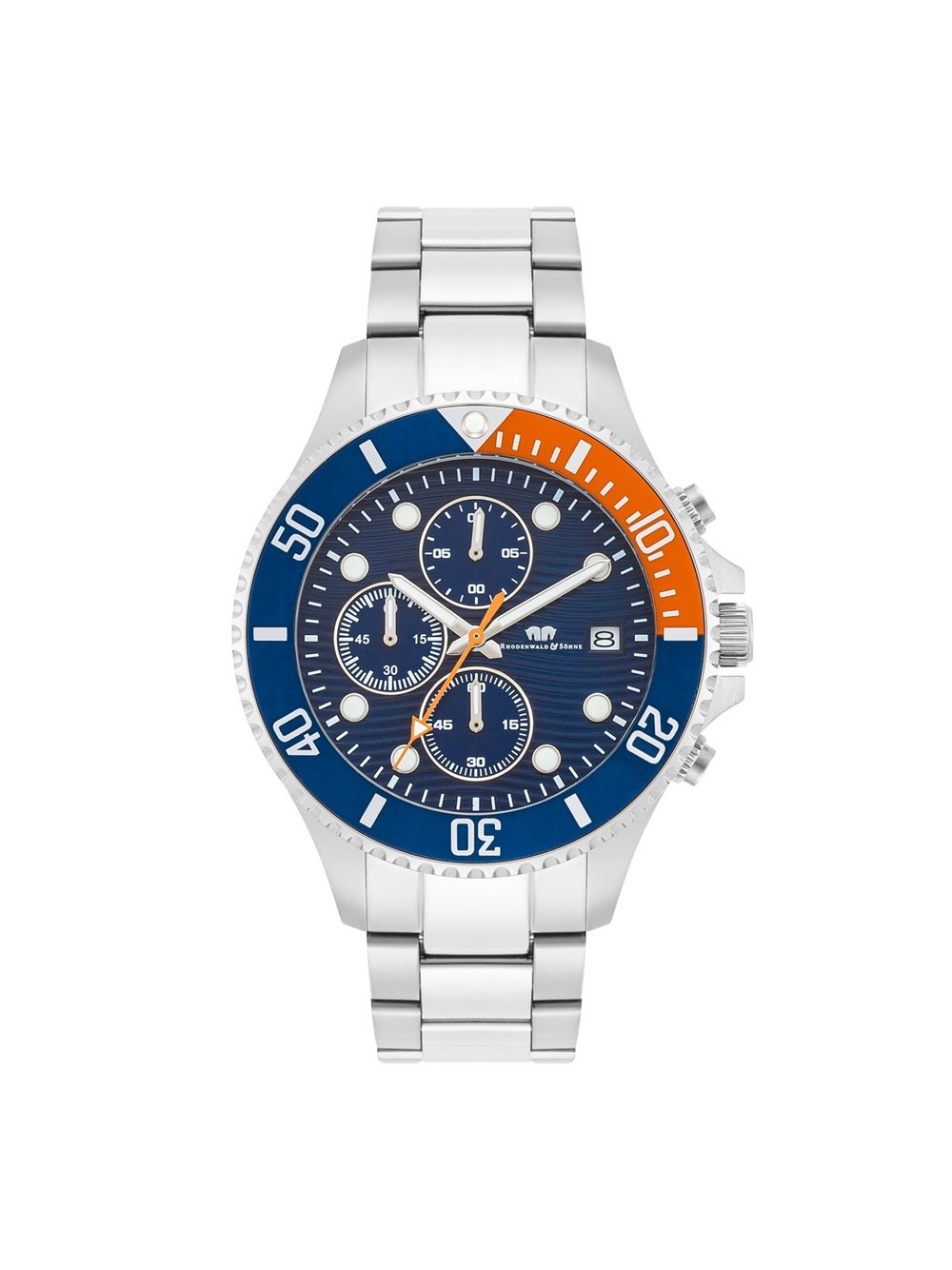 Rhodenwald & Söhne Armband-Uhr -Nightstorm Herren Edelstahl