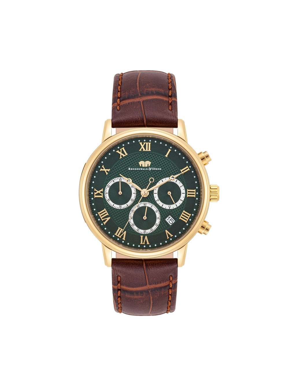 Rhodenwald & Söhne Armband-Uhr -Moonlight Herren Edelstahl