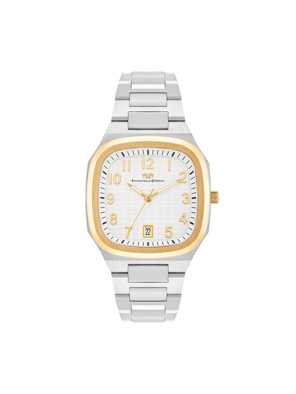 Rhodenwald & Söhne Armband-Uhr -Ikador Herren Edelstahl