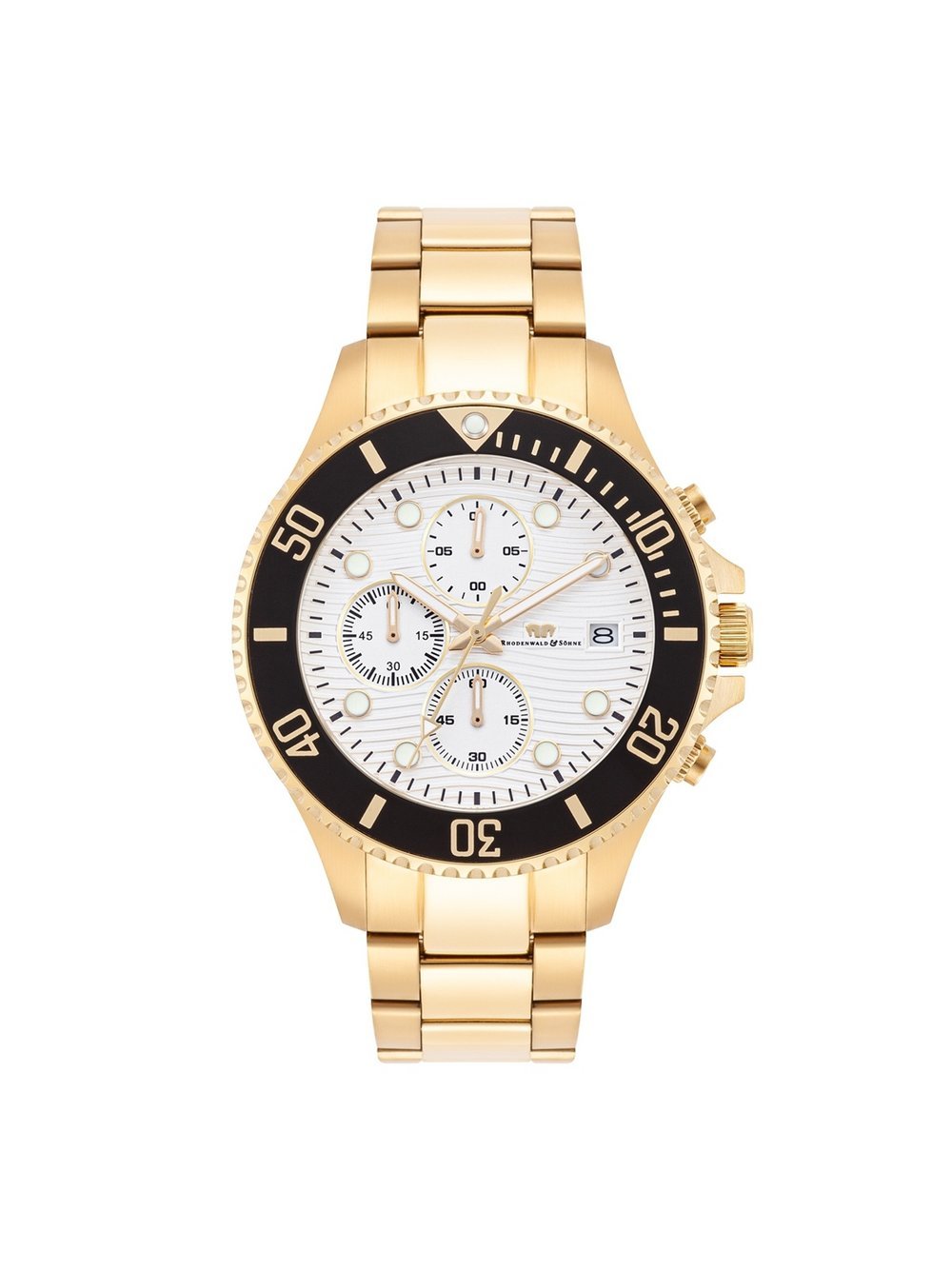 Rhodenwald & Söhne Armband-Uhr -Nightstorm Herren Edelstahl