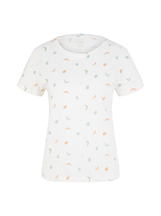 Tom Tailor T-Shirt Damen Baumwolle bedruckt