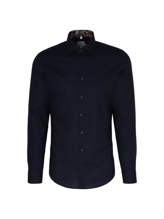 Seidensticker Hemd Herren Slim Fit Baumwolle