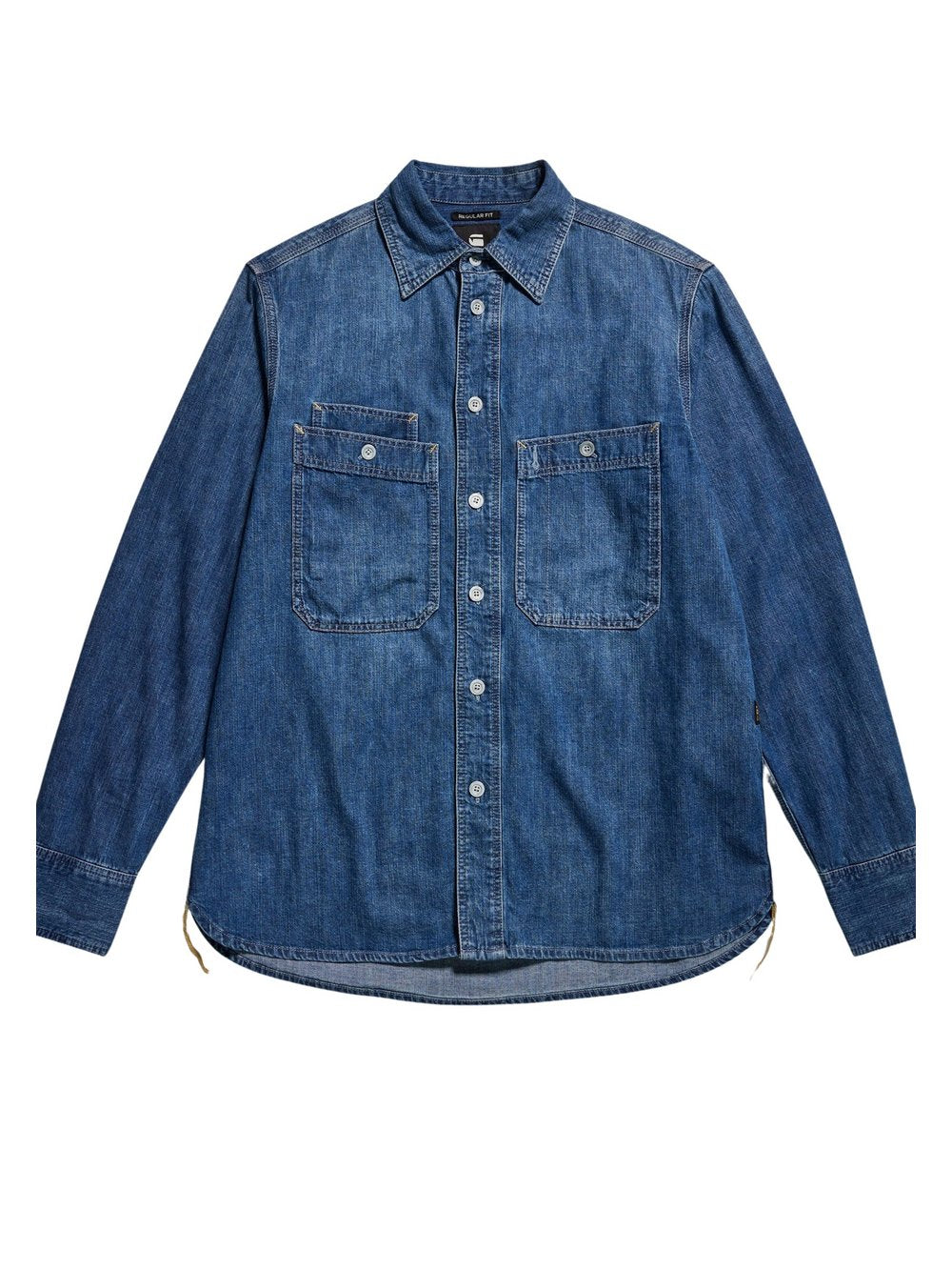 G-Star RAW Hemd Herren Regular Fit Baumwolle