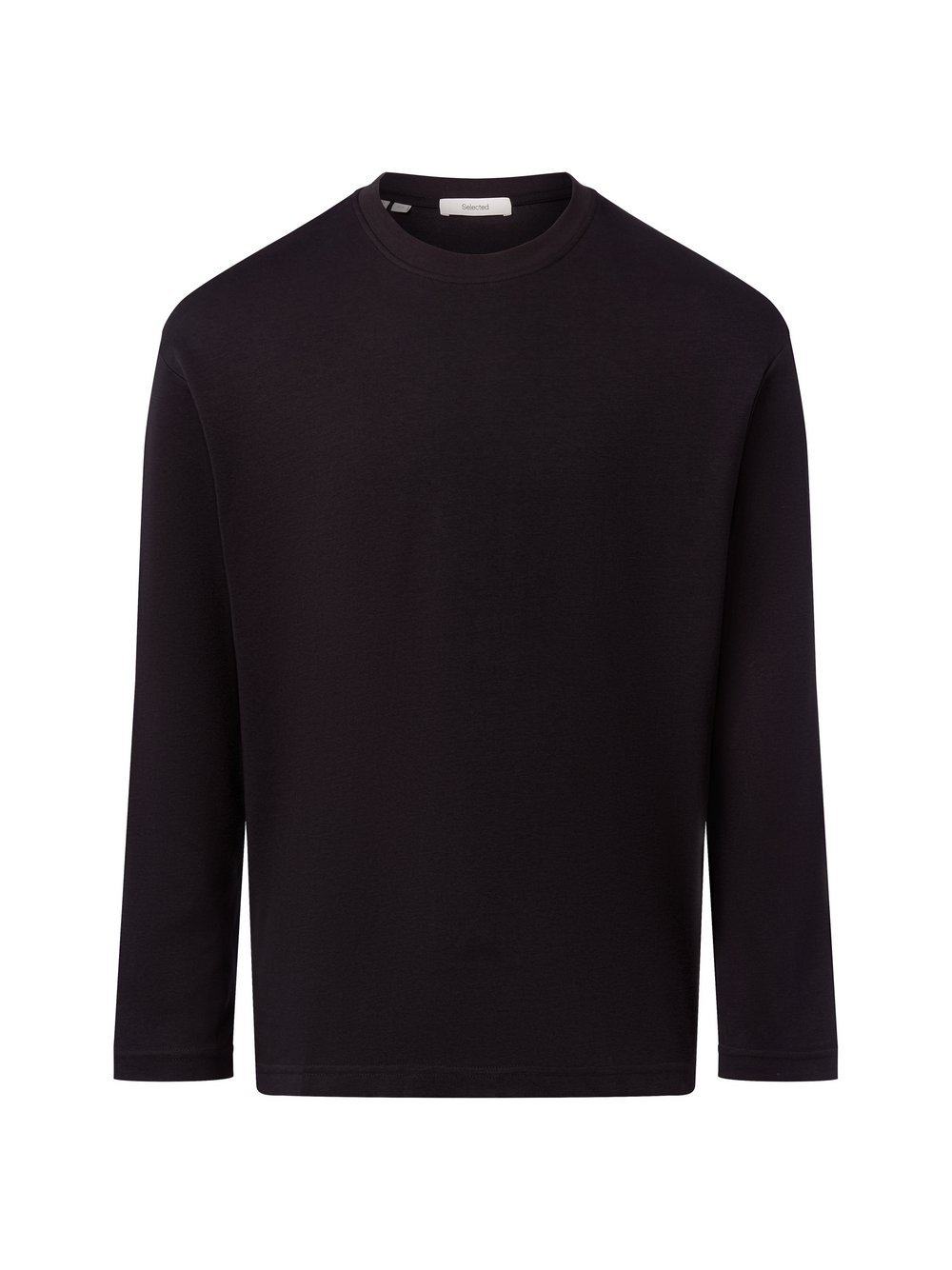 Selected Langarmshirt Herren Baumwolle