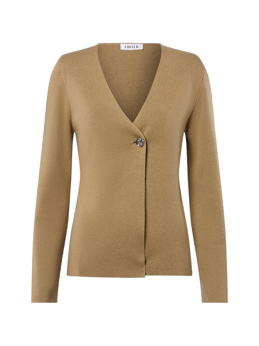 EDITED Strickjacke mit Wollanteil Damen Baumwolle