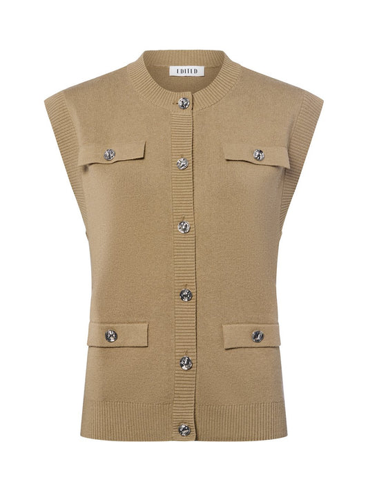 EDITED Strickweste mit Woll-Anteil Damen