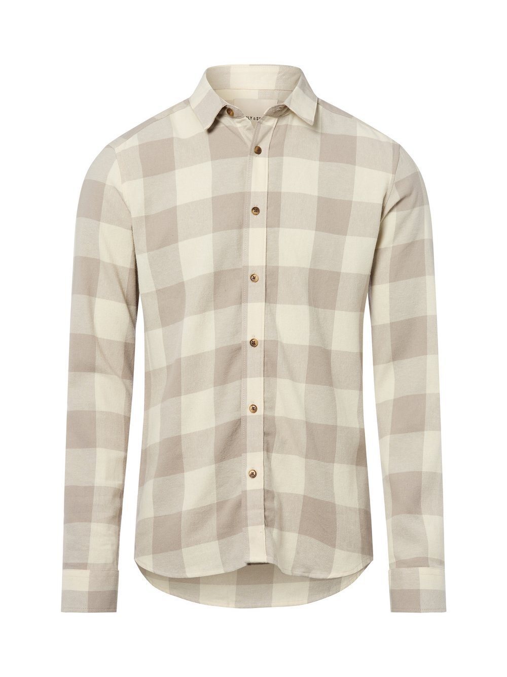 Only&Sons Flanell-Hemd Herren Regular Fit Baumwolle kariert
