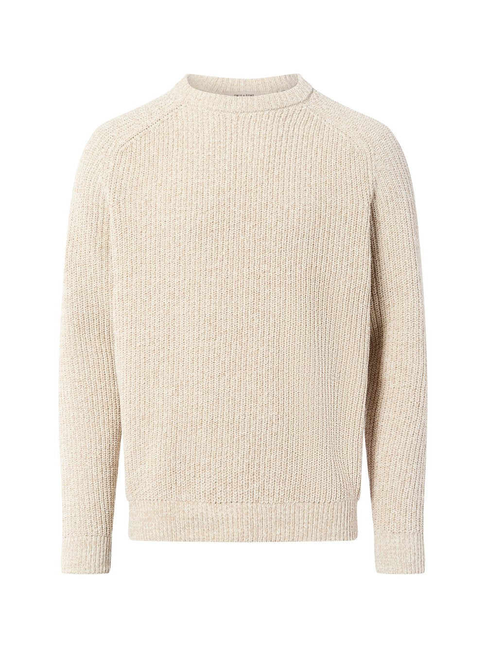Only&Sons Strickpullover Herren Rippe meliert