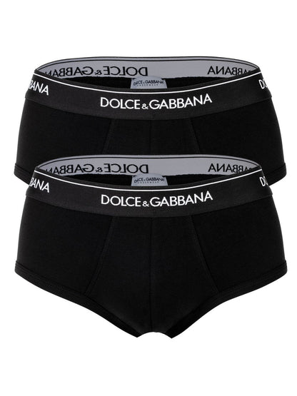 Dolce & Gabbana Slip 2er Pack Herren Baumwolle