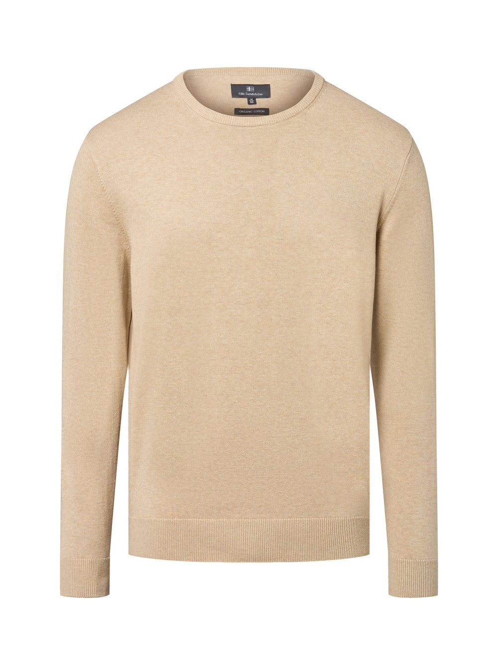 Nils Sundström Pullover Herren Baumwolle meliert