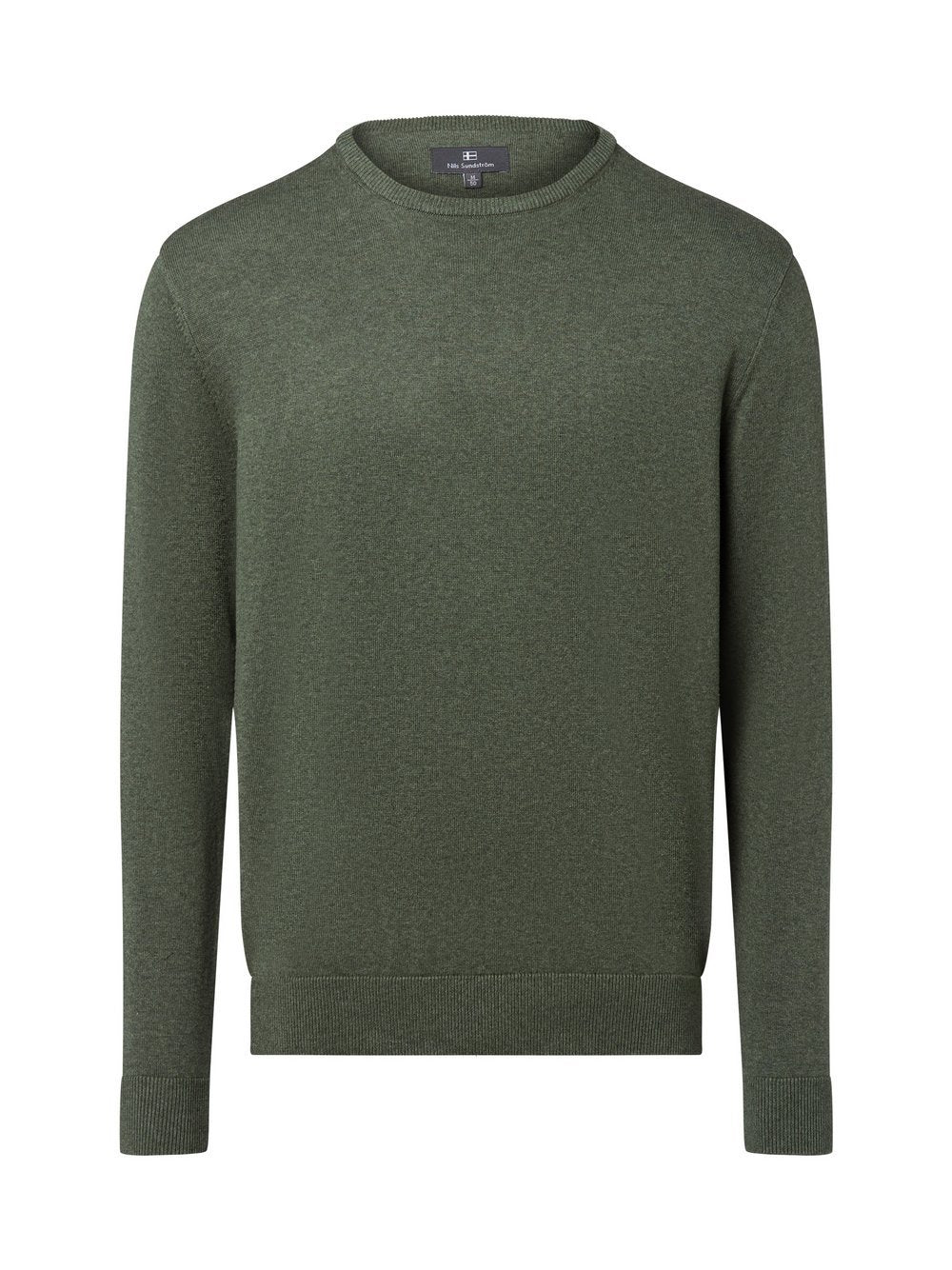 Nils Sundström Pullover Herren Baumwolle meliert