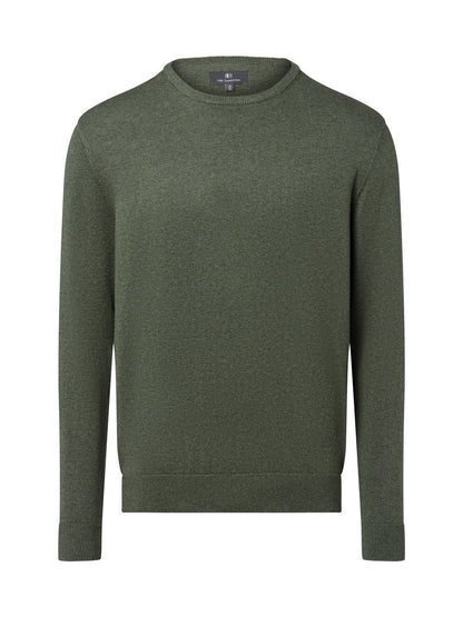 Nils Sundström Pullover Herren Baumwolle meliert