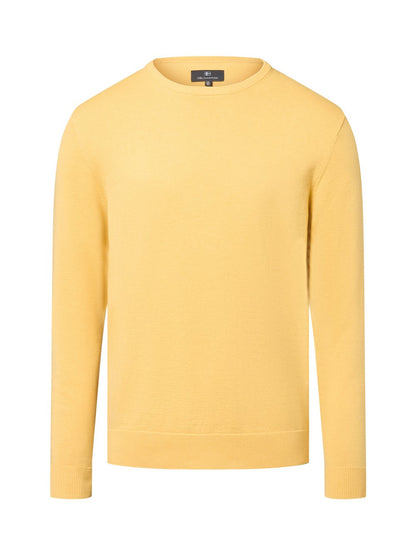 Nils Sundström Pullover Herren Baumwolle meliert