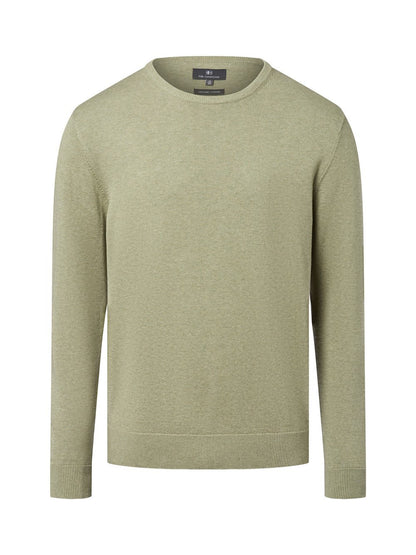 Nils Sundström Pullover Herren Baumwolle meliert