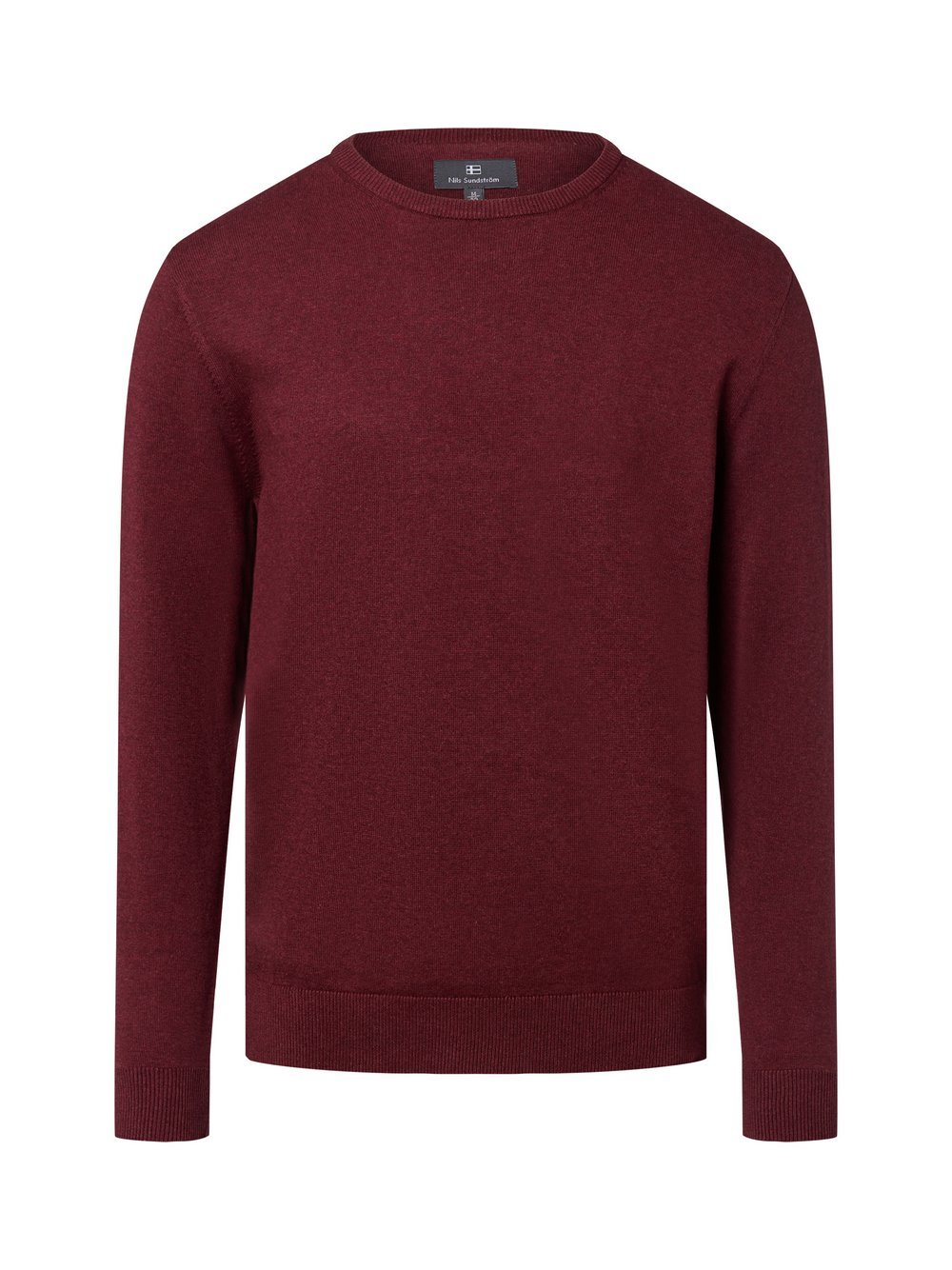 Nils Sundström Pullover Herren Baumwolle meliert