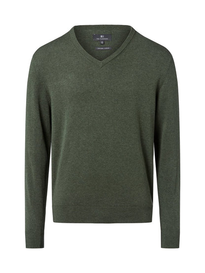 Nils Sundström Pullover Herren Baumwolle meliert