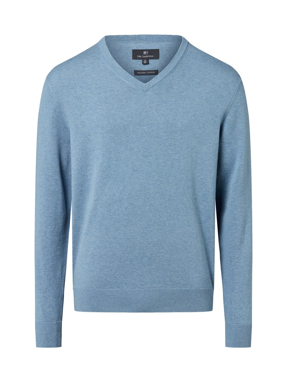 Nils Sundström Pullover Herren Baumwolle meliert