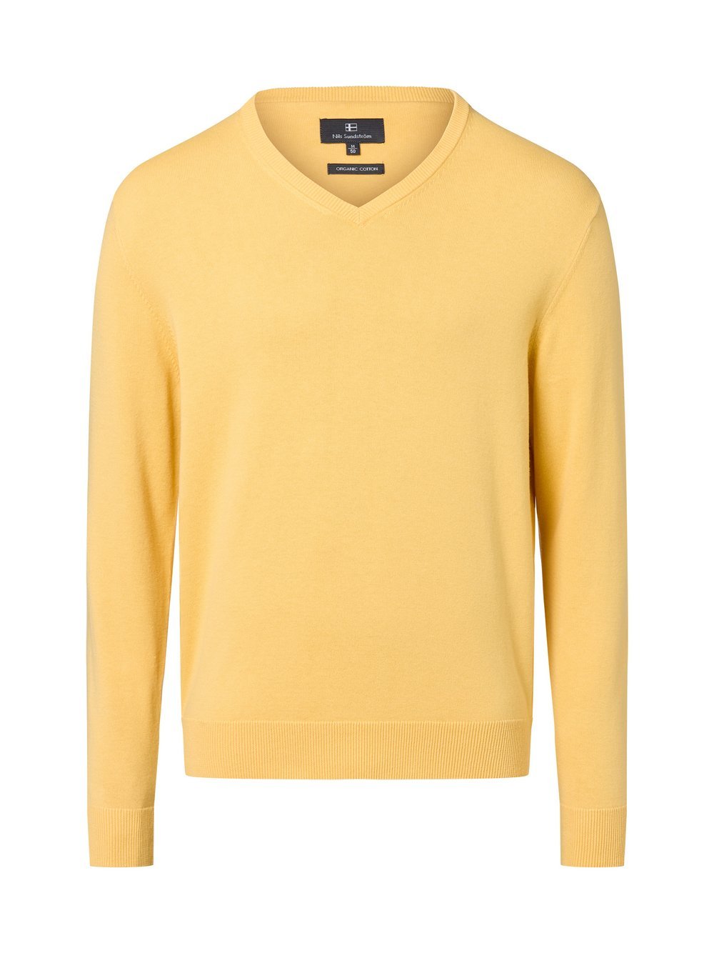Nils Sundström Pullover Herren Baumwolle meliert