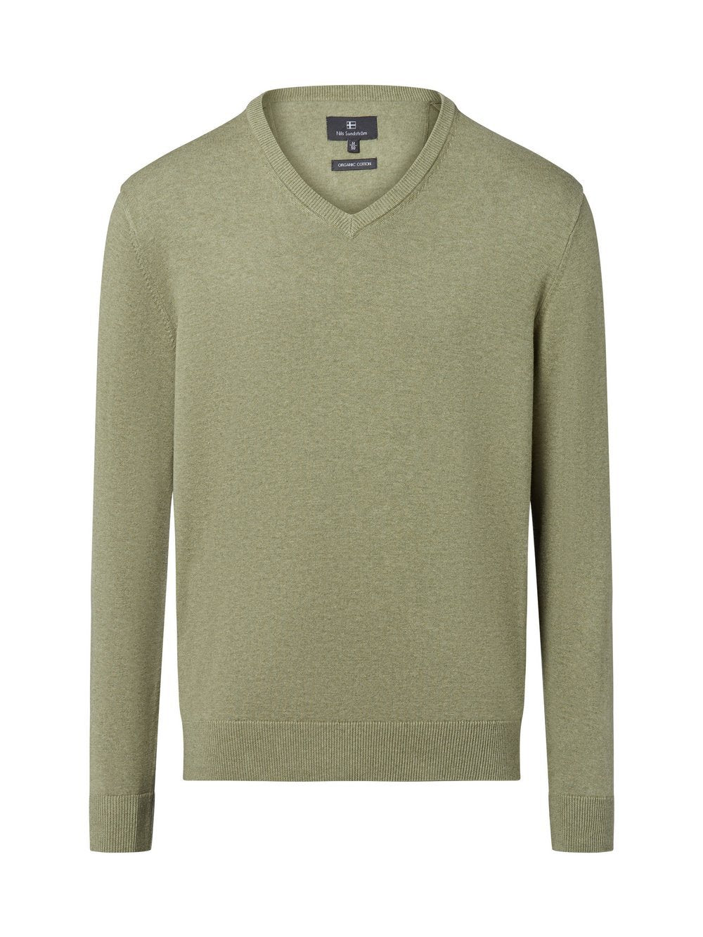 Nils Sundström Pullover Herren Baumwolle meliert