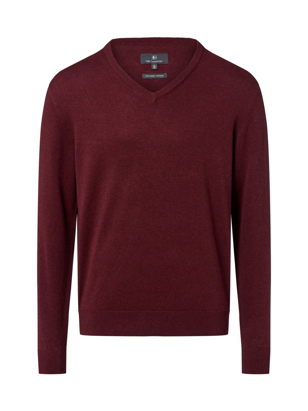 Nils Sundström Pullover Herren Baumwolle meliert