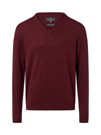 Nils Sundström Pullover Herren Baumwolle meliert