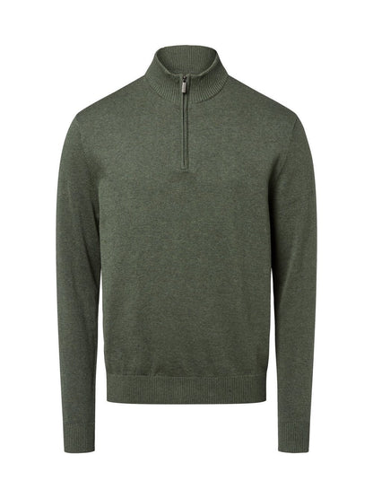 Nils Sundström Pullover Herren Baumwolle meliert