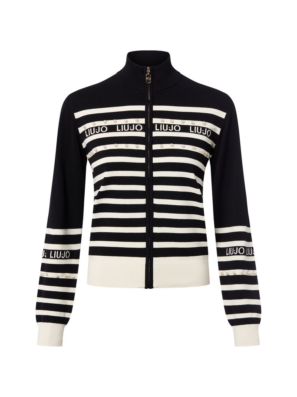Liu Jo Collection Strickjacke Damen Viskose gestreift