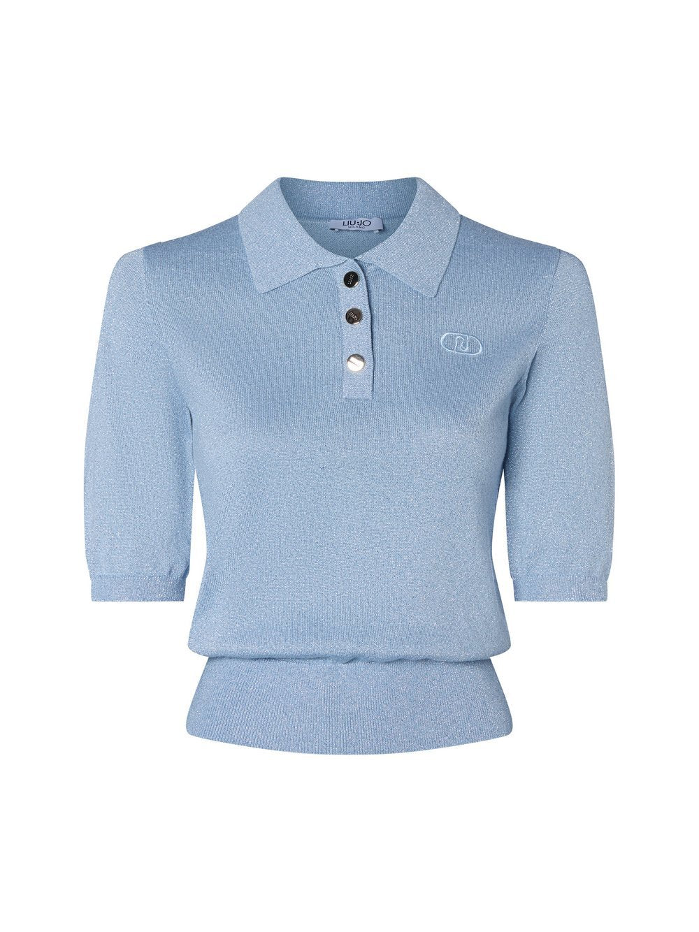 Liu Jo Collection Strick-Poloshirt Damen Feinstrick