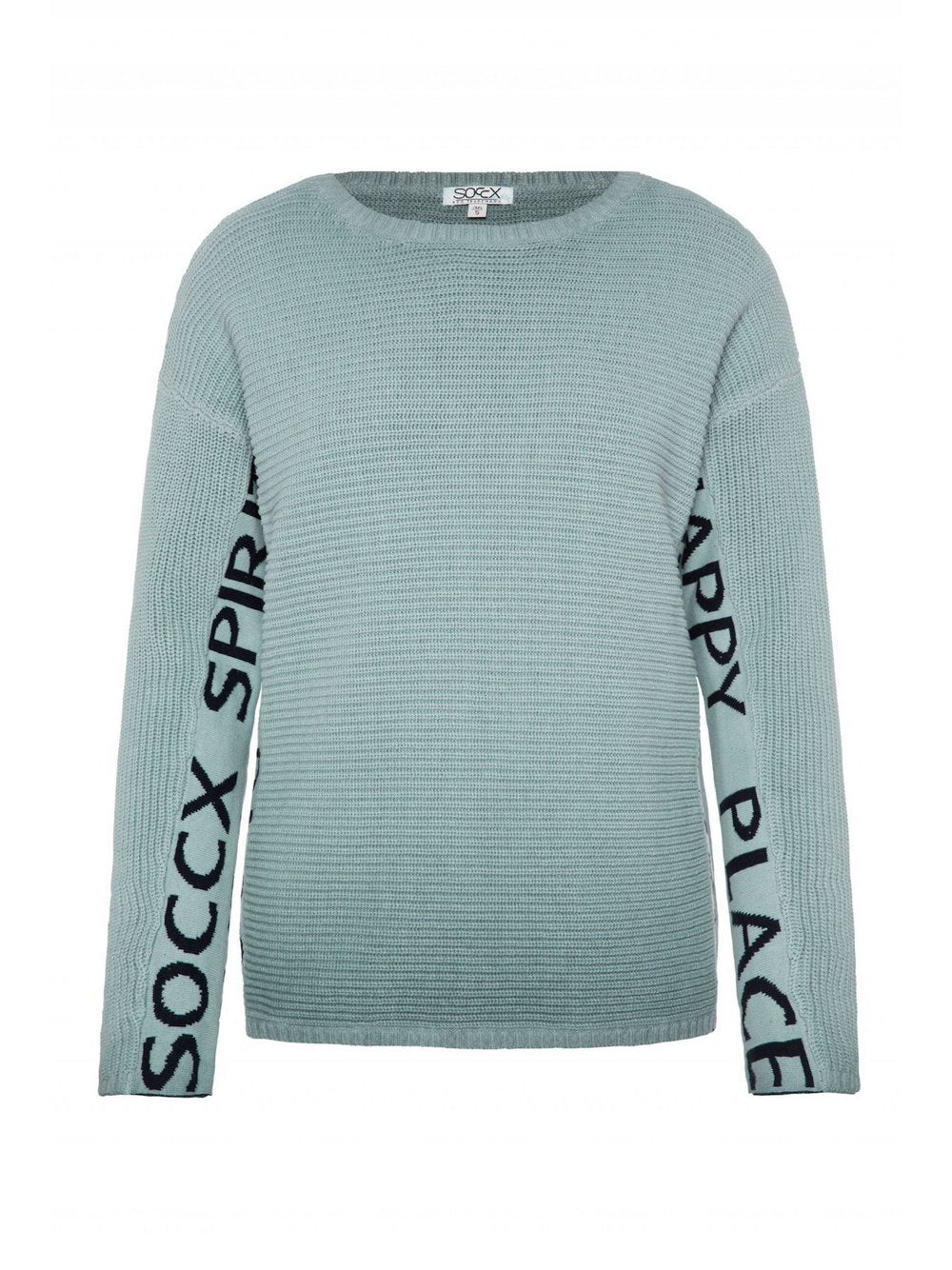 Soccx Pullover Damen Baumwolle bedruckt