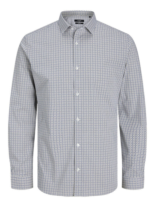 Jack & Jones Hemd Herren Slim Fit Baumwolle bedruckt
