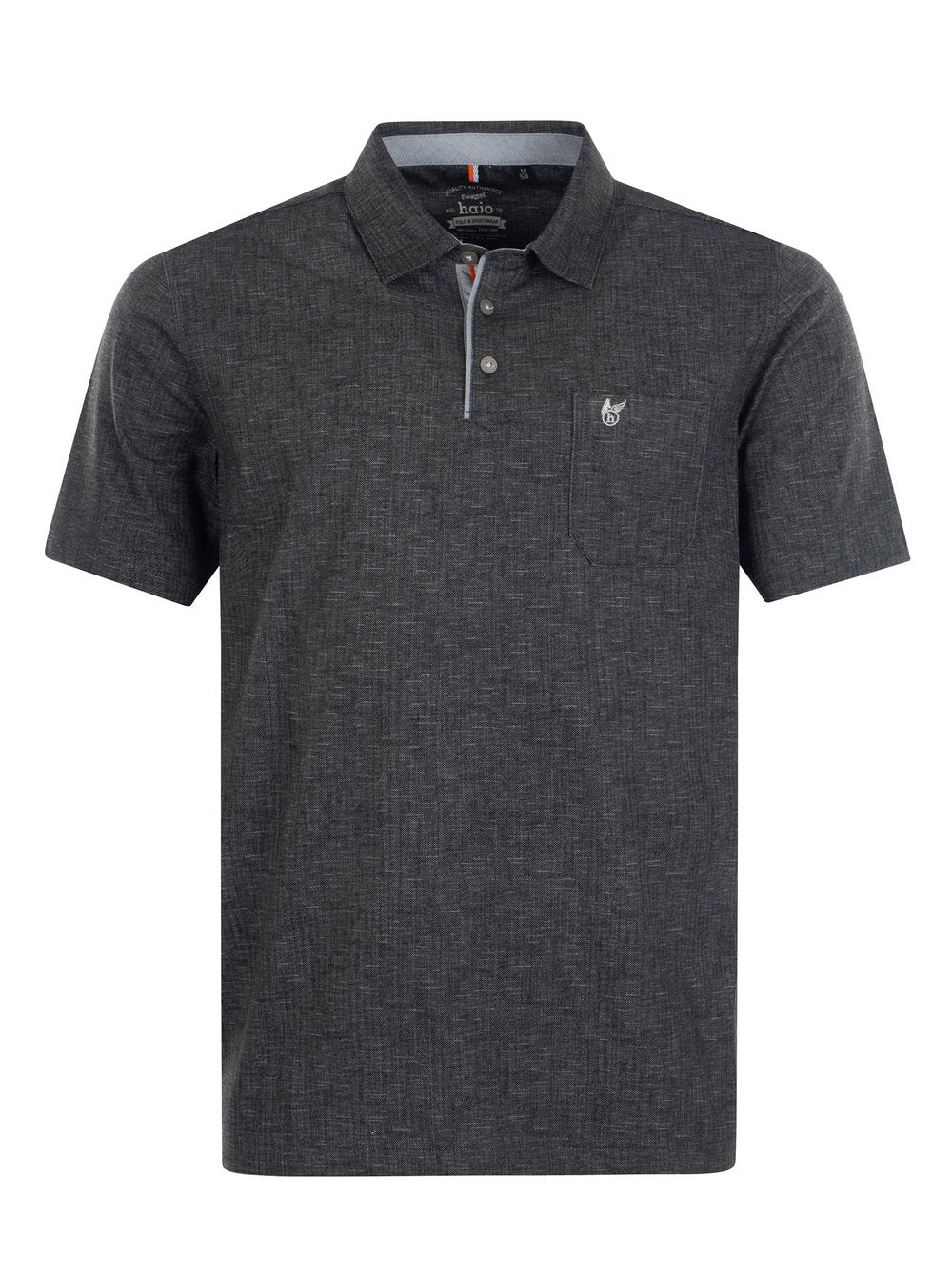 hajo Poloshirt Herren Baumwolle meliert