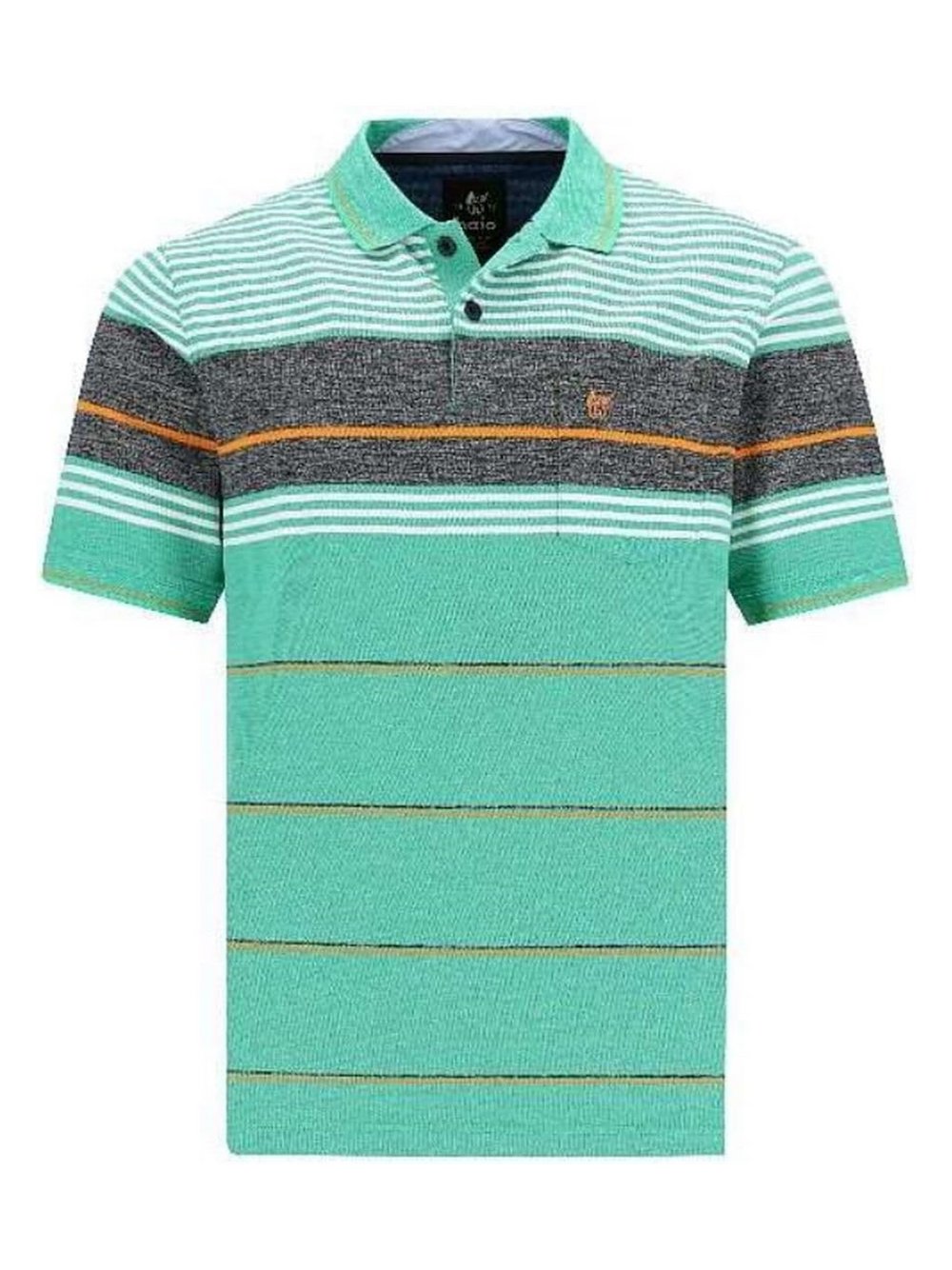 hajo Poloshirt Herren Mikrofaser gestreift