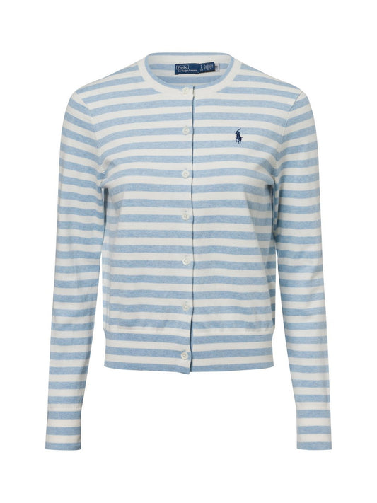 Polo Ralph Lauren Strickjacke Damen Baumwolle gestreift