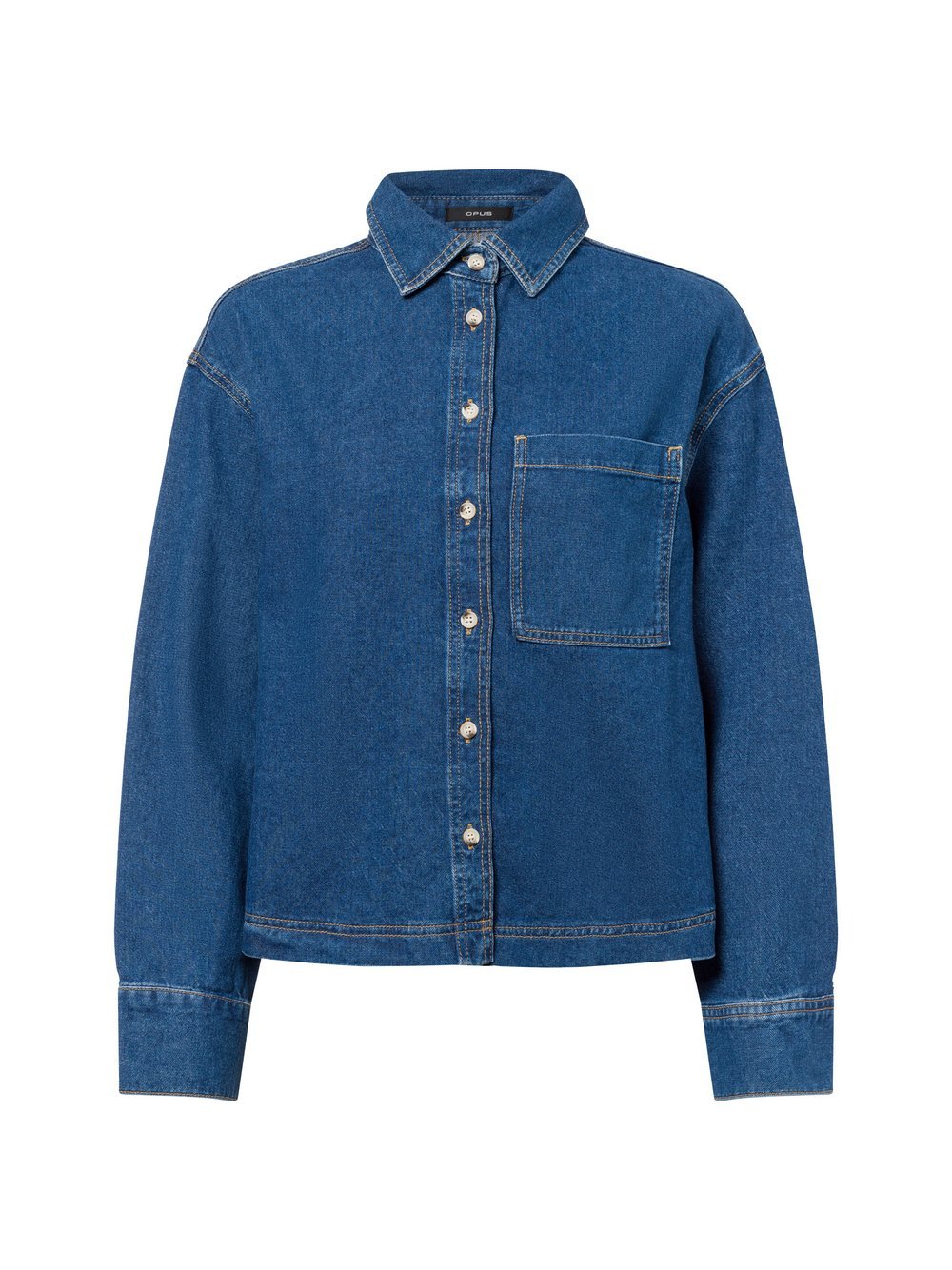 Opus Jeansbluse Damen Baumwolle