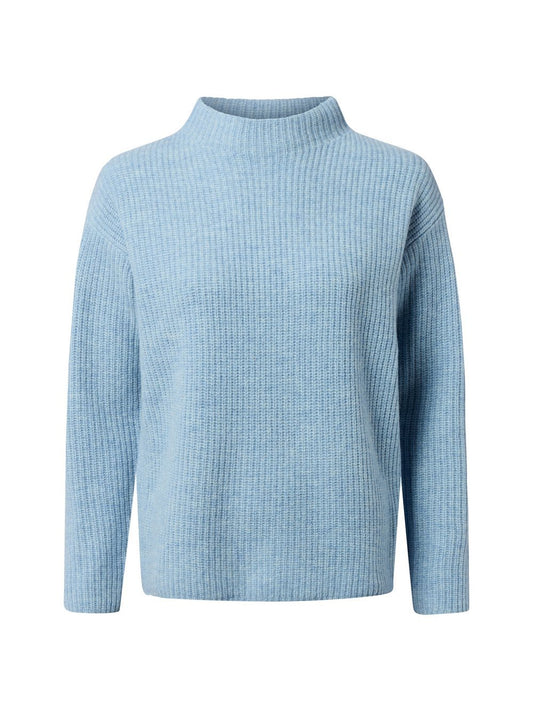 Marie Lund Strickpullover aus Merino Damen meliert