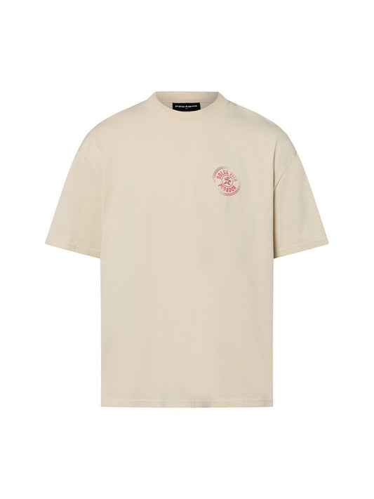 PEGADOR Oversized T-Shirt Herren Baumwolle bedruckt