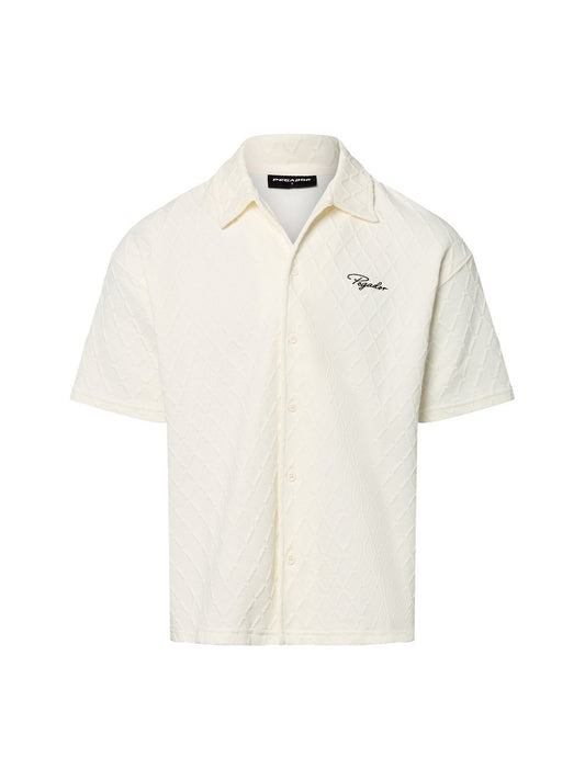 PEGADOR Hemd Herren Regular Fit Baumwolle strukturiert