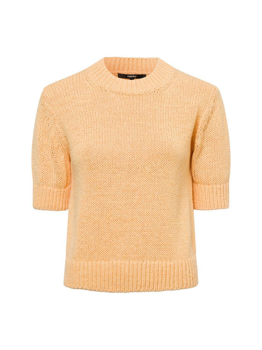 Someday kurzarm-Strickpullover Damen Baumwolle