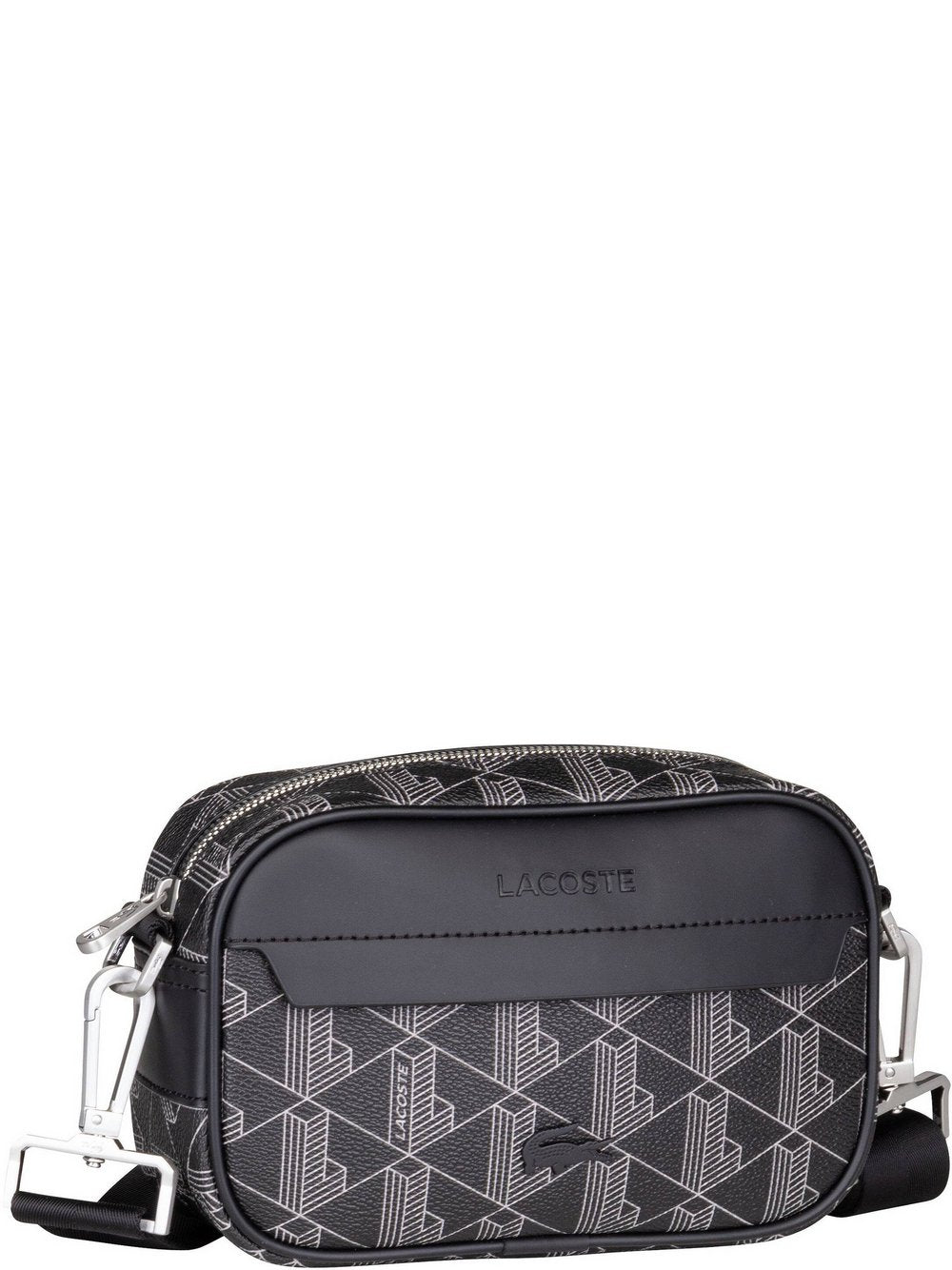 Lacoste Umhängetasche Herren Kunstleder gestreift