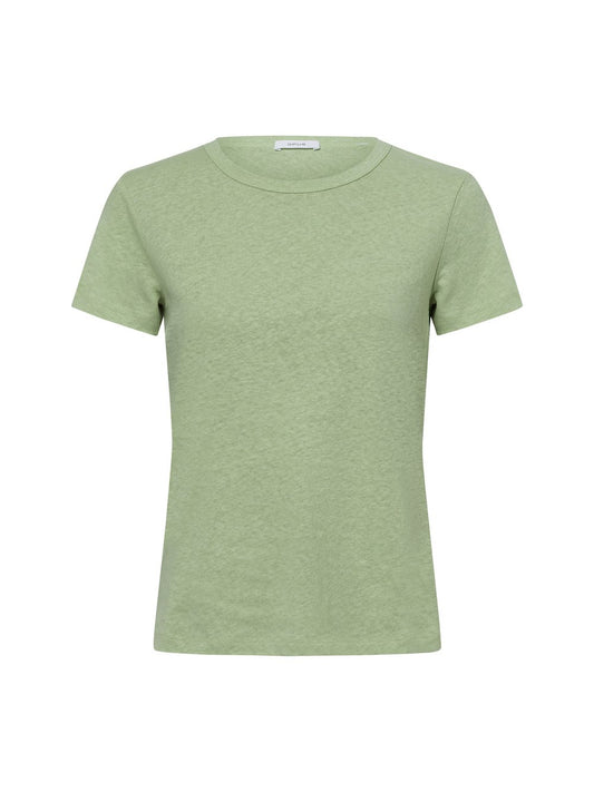 Opus T-Shirt mit Leinen-Anteil Damen meliert