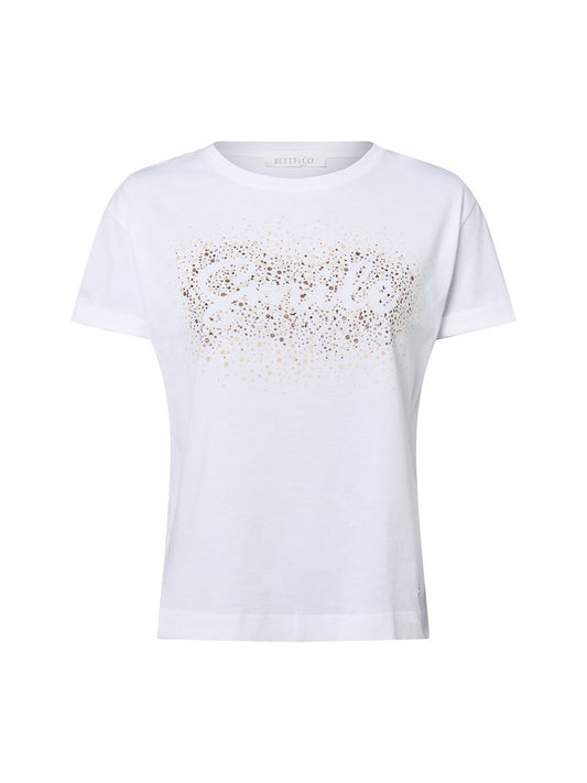 Betty & Co T-Shirt mit Glitzer Damen Baumwolle bedruckt