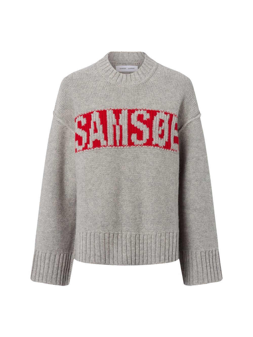 Samsøe Samsøe Pullover mit Woll-Anteil Damen Wolle meliert