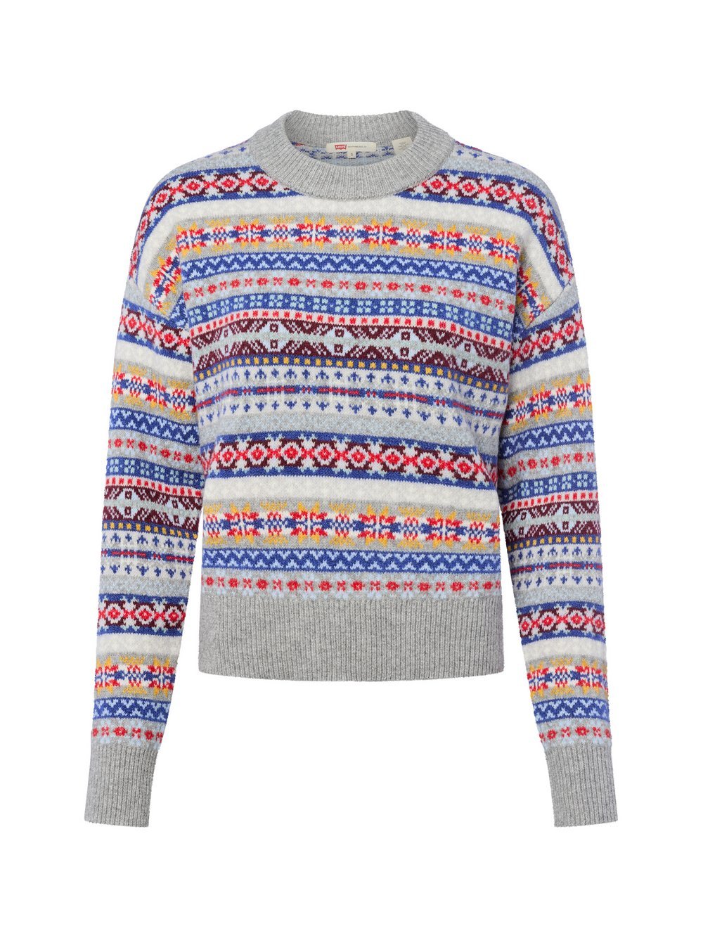Levi's Strickpullover Damen Baumwolle gemustert
