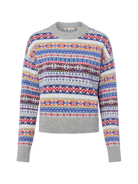 Levi's Strickpullover Damen Baumwolle gemustert