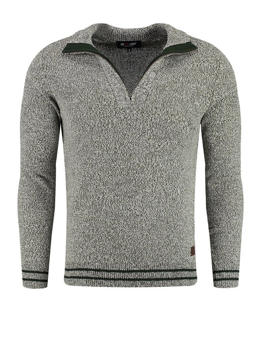 Key Largo Pullover Herren Baumwolle meliert