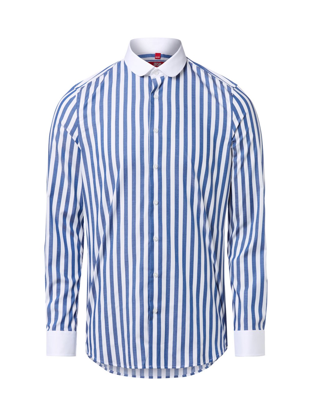 Finshley & Harding London Hemd Herren Slim Fit Baumwolle gestreift