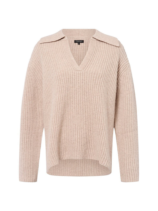 Marie Lund Strickpullover aus Merinowolle Damen meliert