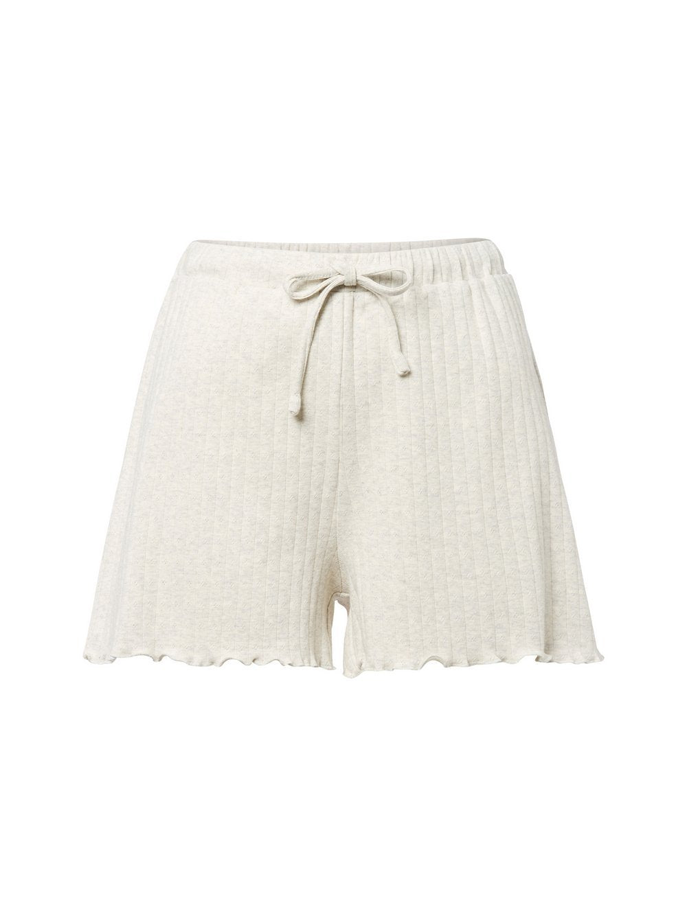 Marie Lund Pyjama-Shorts Damen Baumwolle meliert