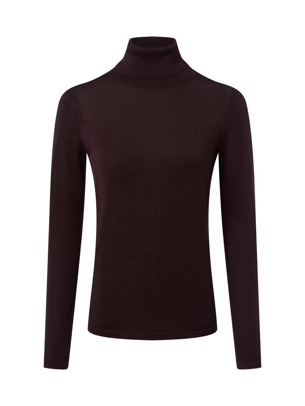brookshire Rollkragenpullover aus Merinowolle Damen Feinstrick meliert