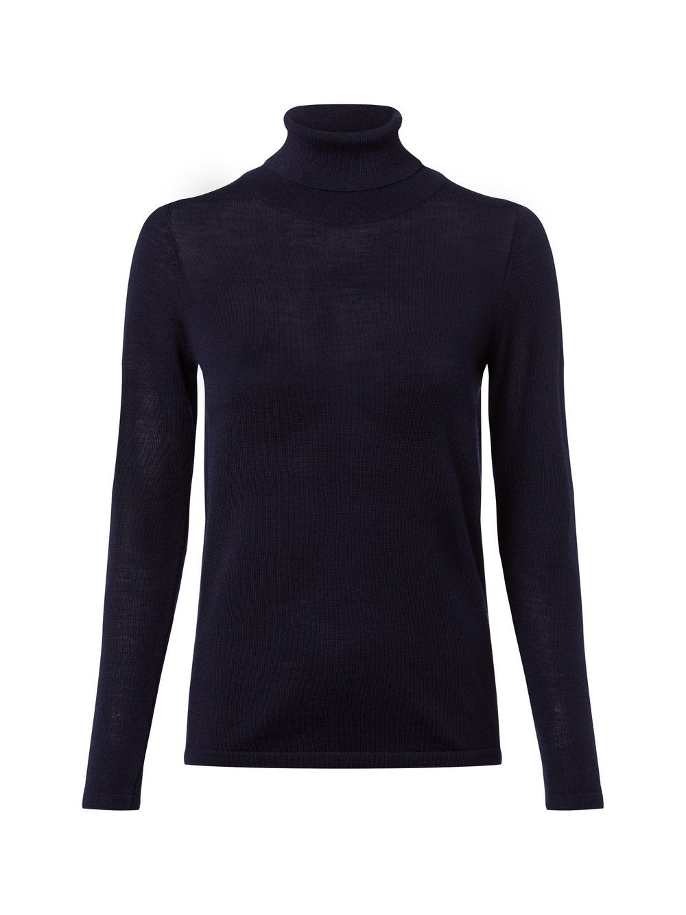 brookshire Rollkragenpullover aus Merinowolle Damen Feinstrick meliert